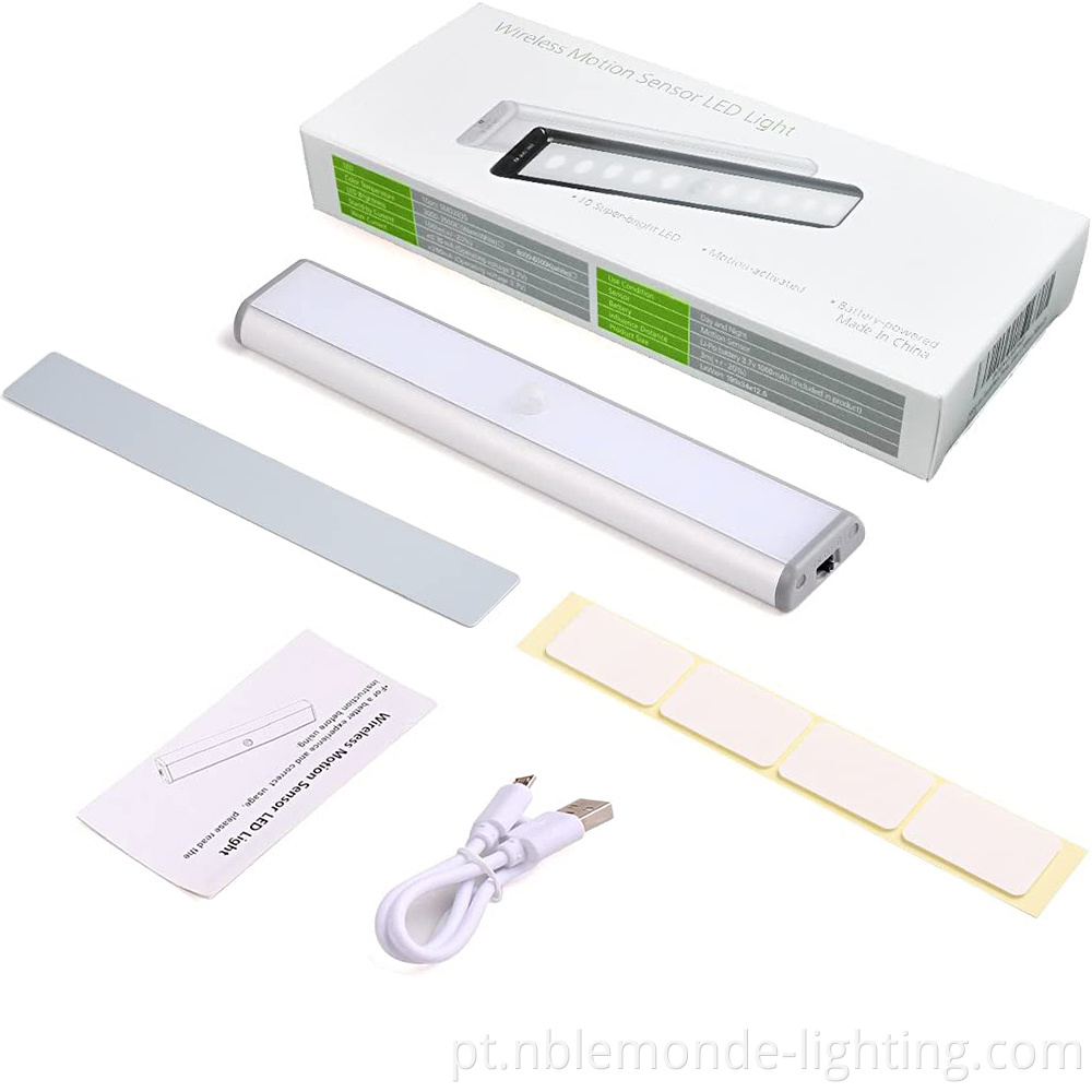 Wireless Under Cabinet Motion Sensing LED Light